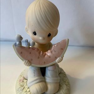 Precious Moments Water-Meloncholy Day Without You